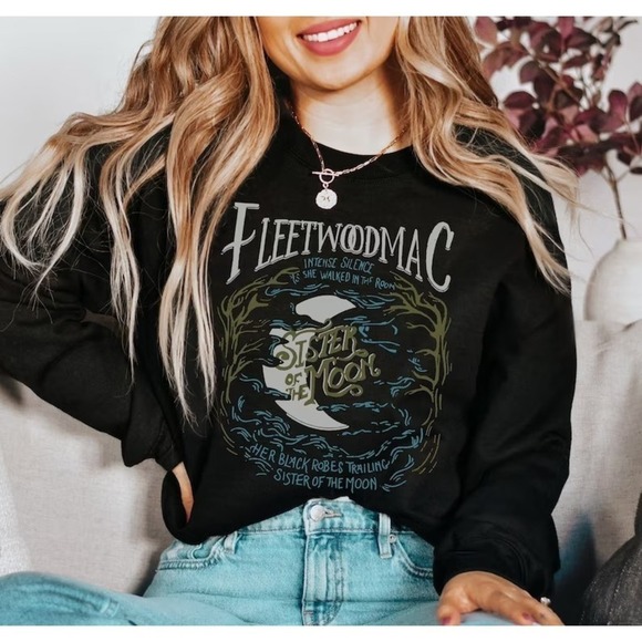 Tops - Retro Fleetwood Mac Sweatshirt Sisters Of The Moon Sweatshirt